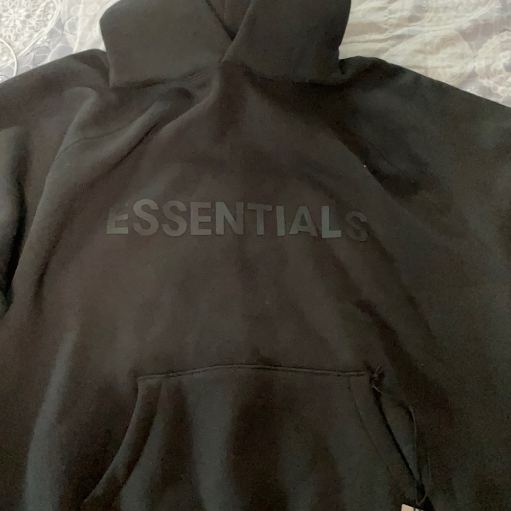 Fear of God Black Essentials Hoodie